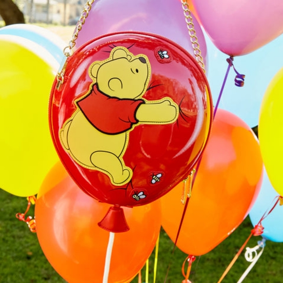 🎈FIRM! NWT DISNEY LOUNGEFLY STITCH SHOPPE WINNIE THE POOH BALLOON CROSSBODY - Picture 13 of 13